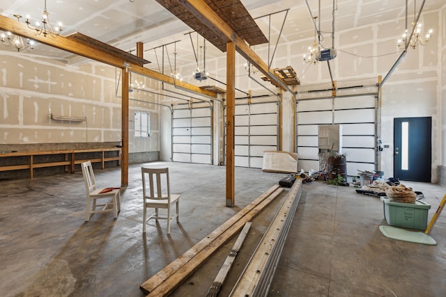 4528 Adellon Ct, Stevensville, MT 59870 - garage featuring a garage door opener
