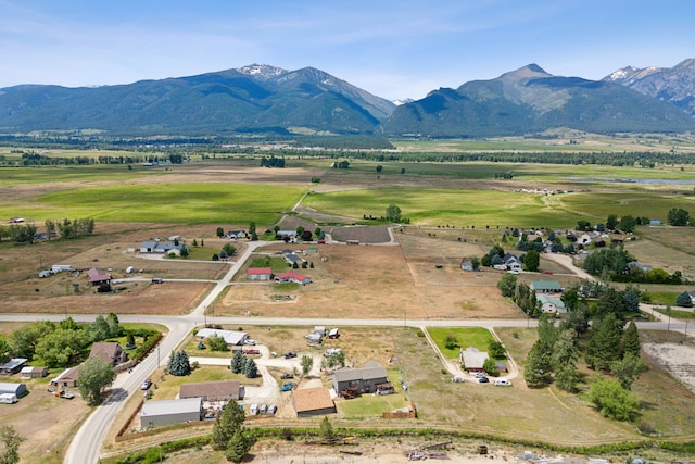4528 Adellon Ct, Stevensville, MT 59870 - overview of rural landscape featuring mountains