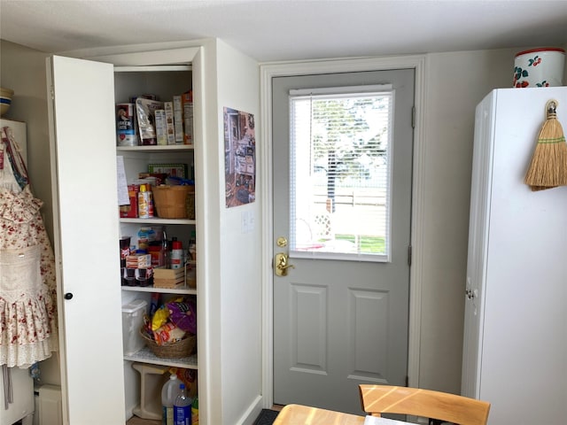 view of doorway to outside