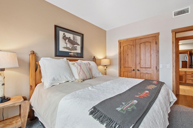 6205 Davos Ln Unit B, Whitefish, MT 59937 - carpeted bedroom featuring a closet