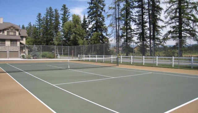 6205 Davos Ln Unit B, Whitefish, MT 59937 - view of tennis court with community basketball court
