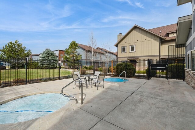 15 Sagebrush Ct Unit B, Whitefish, MT 59937 - view of pool with a patio area