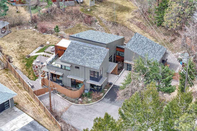 drone / aerial view