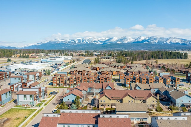 402 Sperry Ct, Whitefish, MT 59937 - aerial view of a mountainous background