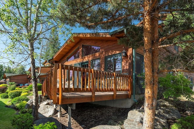 150 Adams St Unit 5, Lakeside, MT 59922 - view of wooden deck