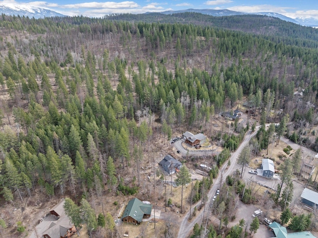 682 Latigo Ln, Bigfork, MT 59911 - aerial view of property's location featuring a forest