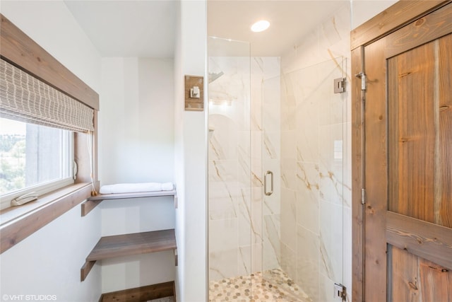 15 Haflinger Cottage Way, Eureka, MT 59917 - full bathroom featuring a marble finish shower