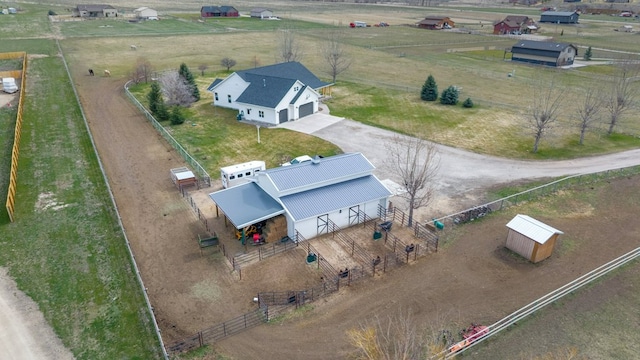 5632 Fairview Ln, Florence, MT 59833 - birds eye view of property with a rural view