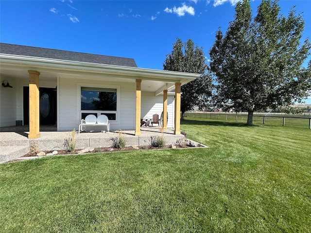 5632 Fairview Ln, Florence, MT 59833 - view of yard featuring fence and a patio area