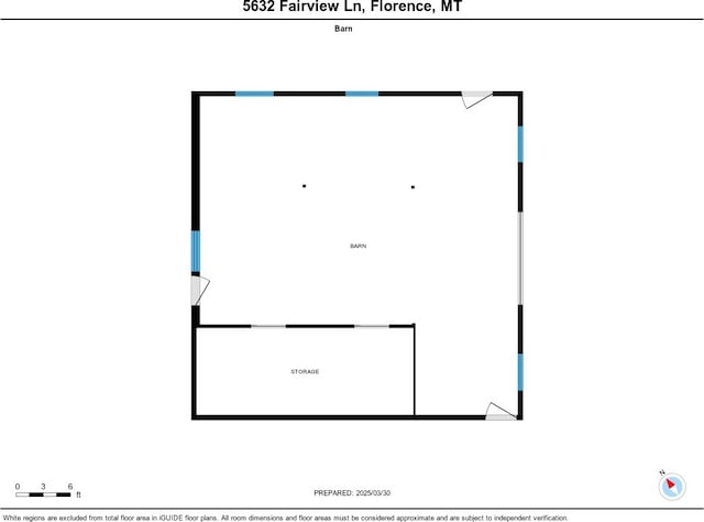 5632 Fairview Ln, Florence, MT 59833 - floor plan