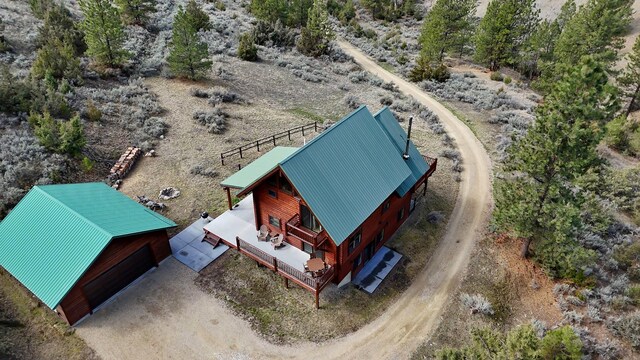 3340 Rome Ln, Stevensville, MT 59870 - aerial view of property and surrounding area
