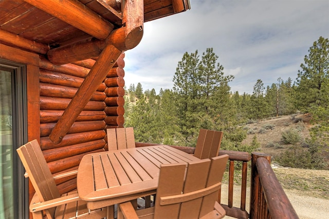 3340 Rome Ln, Stevensville, MT 59870 - deck featuring outdoor dining space