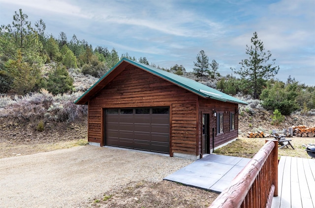 3340 Rome Ln, Stevensville, MT 59870 - detached garage with driveway