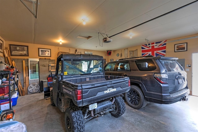3340 Rome Ln, Stevensville, MT 59870 - garage featuring a garage door opener