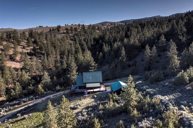 3340 Rome Ln, Stevensville, MT 59870 - mountain view with a heavily wooded area
