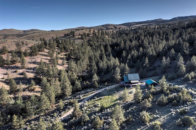 3340 Rome Ln, Stevensville, MT 59870 - mountain view featuring a heavily wooded area