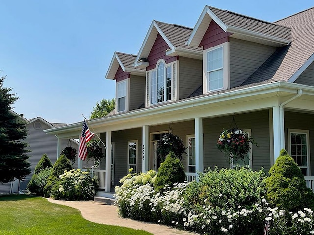 266 W Bowman Dr, Kalispell, MT 59901 - view of front of home featuring a porch