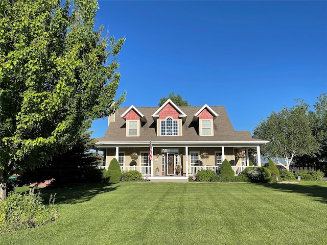 266 W Bowman Dr, Kalispell, MT 59901 - view of front of house featuring a front lawn and a porch