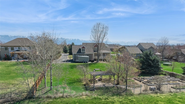 266 W Bowman Dr, Kalispell, MT 59901 - view of yard featuring fence and a residential view