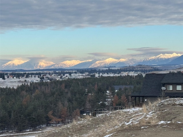 160 Quirk Trl, Eureka, MT 59917 - view of mountain background with a forest