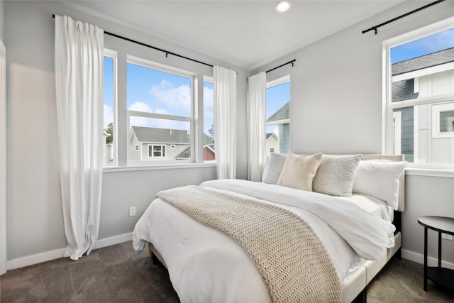 402 Trailview Way, Whitefish, MT 59937 - bedroom with carpet and recessed lighting