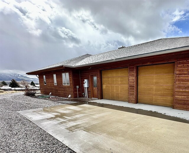 93 Golf Course Dr, Ennis, MT 59729 - rustic home with a mountain view
