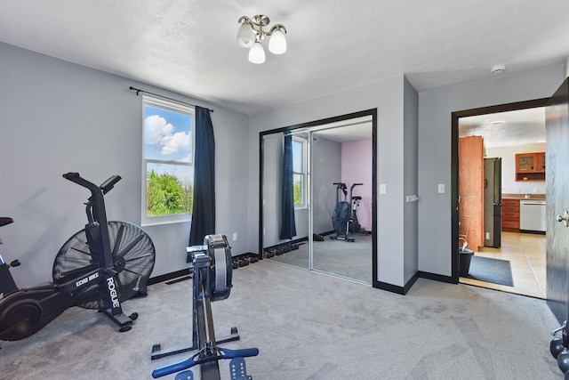 8745 US Highway 91 N, Conrad, MT 59425 - exercise area with light carpet and baseboards