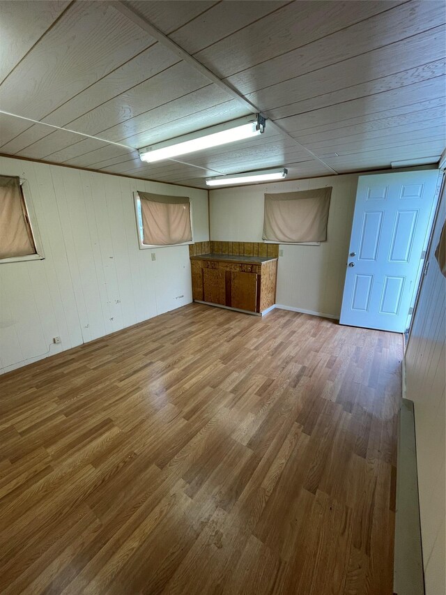 381 Lyng Ave W, Highwood, MT 59450 - finished basement featuring wood finished floors, wooden ceiling, and wooden walls