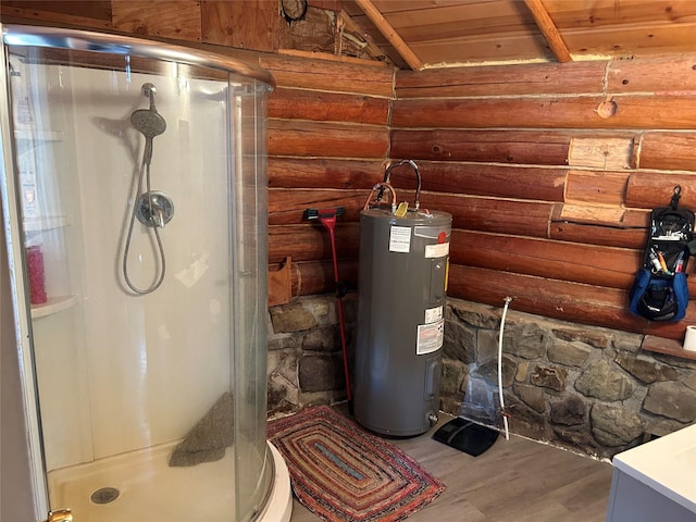 18522 Geiger Ln, Proctor, MT 59929 - utility room with electric water heater