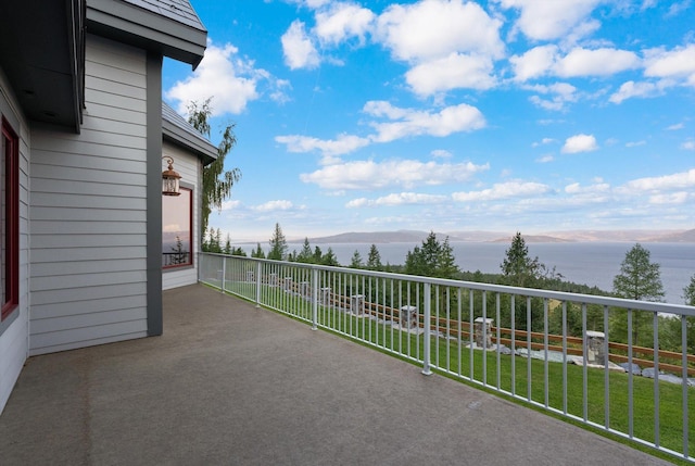 31572 Lake To Sky Dr, Bigfork, MT 59911 - patio / terrace with a mountain view