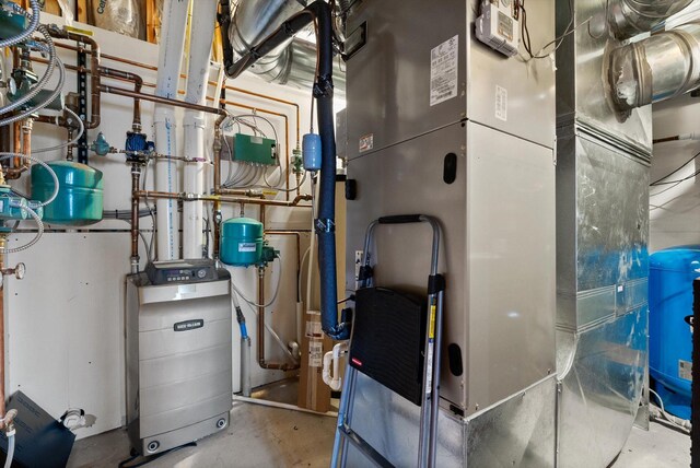 31572 Lake To Sky Dr, Bigfork, MT 59911 - utility room with heating unit
