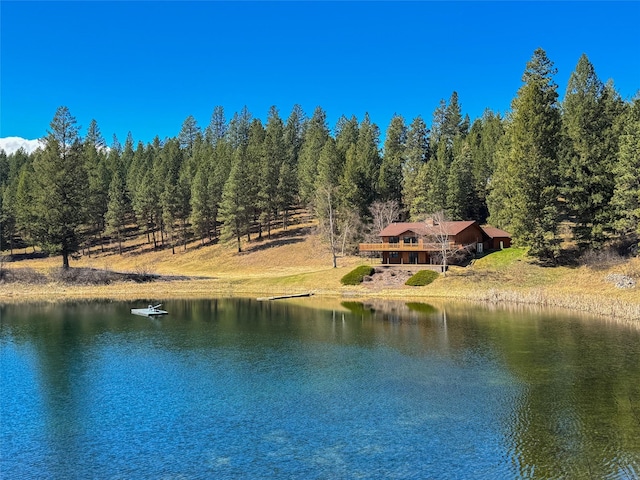 306 Parker Lakes Rd, Bigfork, MT 59911 - water view with a forest