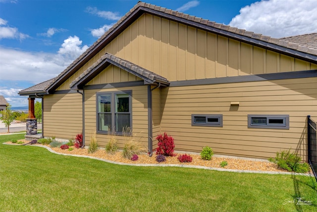 2883 Alpine View Loop, Helena, MT 59601 - view of front of property with a front yard and board and batten siding