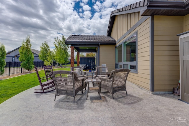 2883 Alpine View Loop, Helena, MT 59601 - view of patio / terrace featuring outdoor lounge area