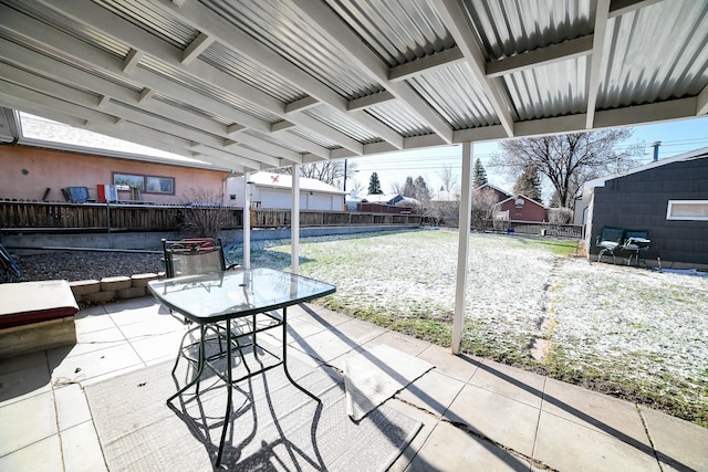 3406 4th Ave S, Great Falls, MT 59405 - fenced backyard featuring a patio area
