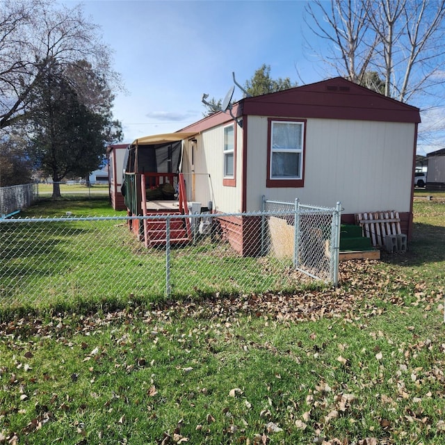 4612 Richlie St, Missoula, MT 59808 - rear view of property featuring a fenced backyard