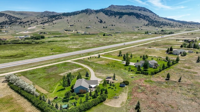 24 Spruce Grove Rd, East Helena, MT 59635 - aerial view of property's location with rural landscape and a mountainous background