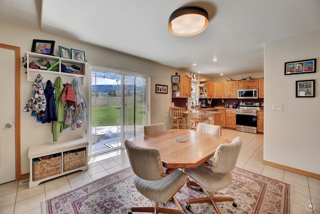 24 Spruce Grove Rd, East Helena, MT 59635 - dining room with light tile patterned floors