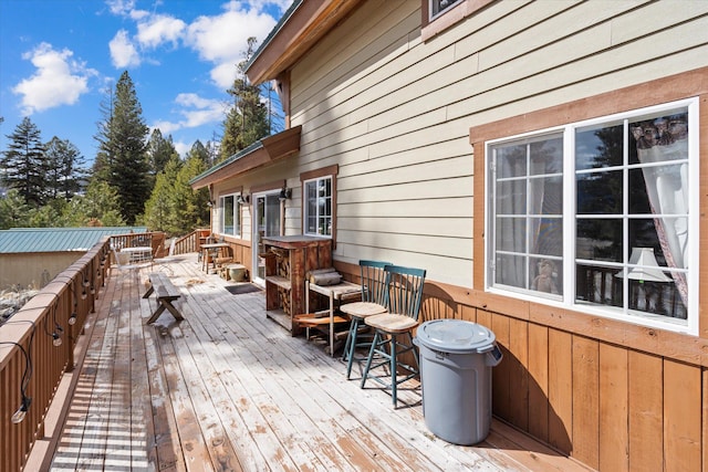 4695 Star Meadow Rd, Whitefish, MT 59937 - view of wooden terrace