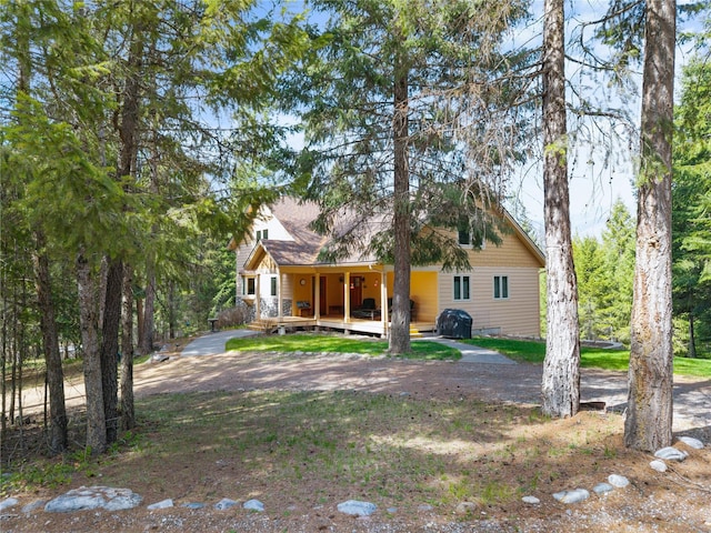 69 Fir Dr, Thompson Falls, MT 59873 - view of front of property featuring a porch
