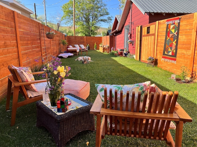 413 A St Unit 2, Hot Springs, MT 59845 - view of yard featuring a fenced backyard