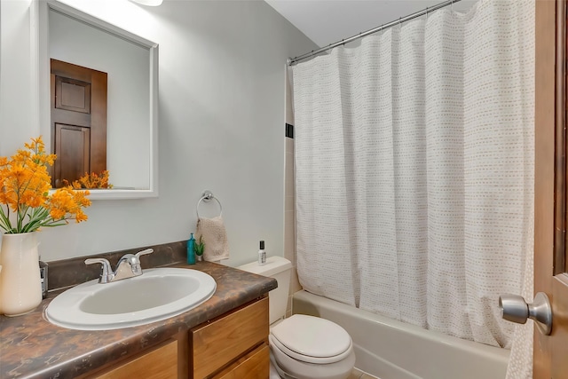 1895 E Broadway St, Missoula, MT 59802 - bathroom with shower / bath combo with shower curtain, toilet, and vanity