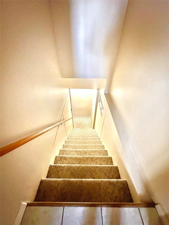 view of staircase