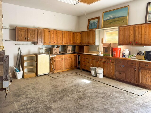 123 W Jefferson Ave, Chester, MT 59522 - kitchen featuring brown cabinets