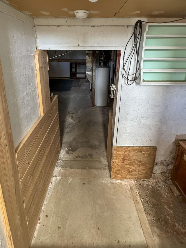 123 W Jefferson Ave, Chester, MT 59522 - below grade area featuring water heater