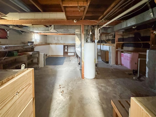 123 W Jefferson Ave, Chester, MT 59522 - unfinished below grade area featuring water heater