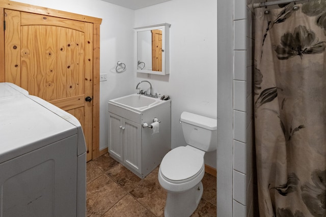 68 Bieler Ln, Sheridan, MT 59749 - full bathroom with vanity and a shower with shower curtain