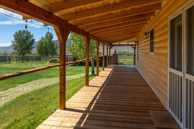 68 Bieler Ln, Sheridan, MT 59749 - view of deck