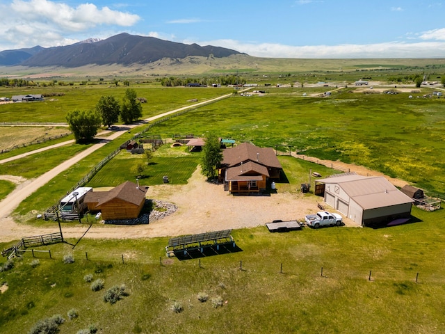 68 Bieler Ln, Sheridan, MT 59749 - aerial view of sparsely populated area featuring a mountainous background and a pastoral area