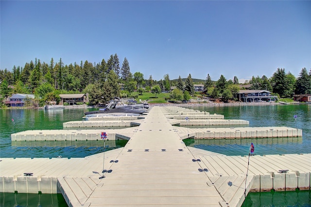 1750 E Lakeshore Dr Unit 203, Whitefish, MT 59937 - dock area with a water view